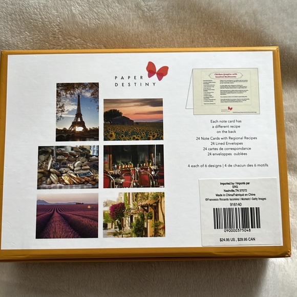 24 blank card notes - France 🇫🇷 - Picture 2 of 6